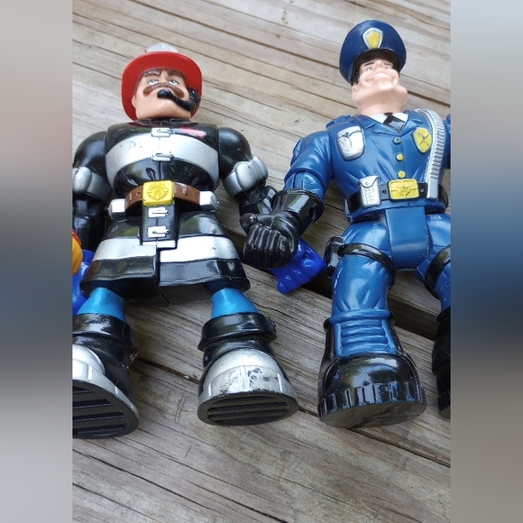 Set of Vtg Rescue Heroes-Chunky Construction Figure - Picture 4 of 6
